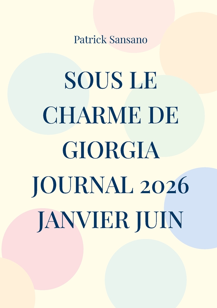 Sous le charme de Giorgia Journal 2026 janvier juin cover