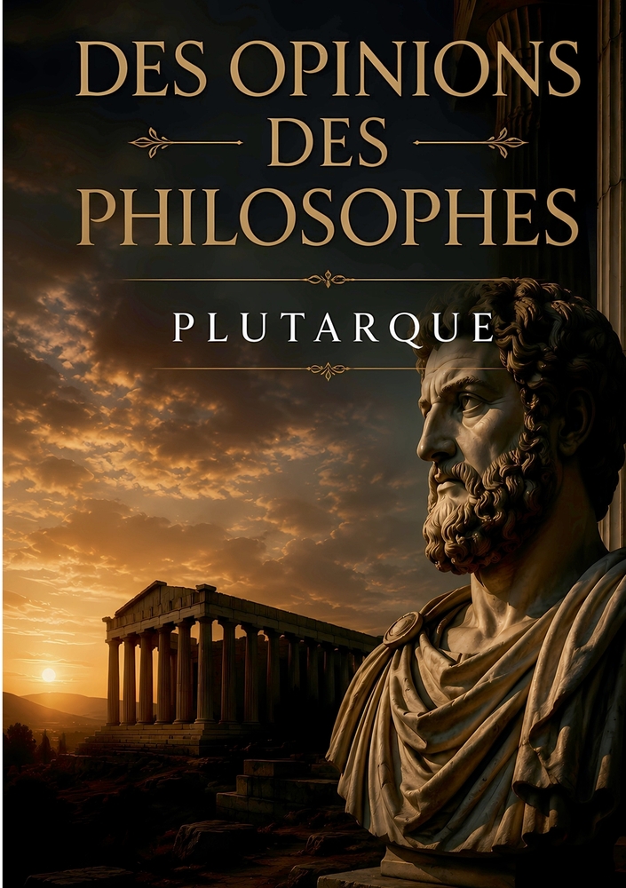 Des Opinions des Philosophes cover