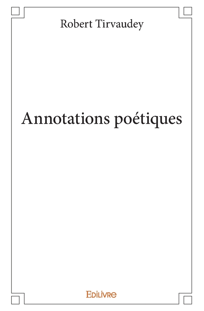 Annotations poétiques cover