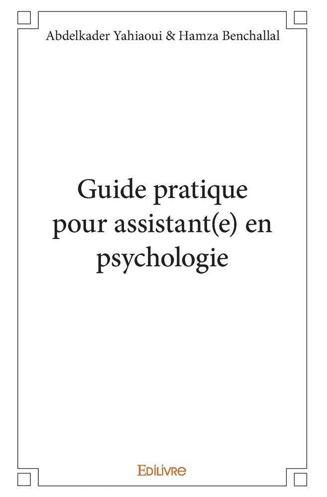 Guide pratique pour assistant(e) en psychologie cover