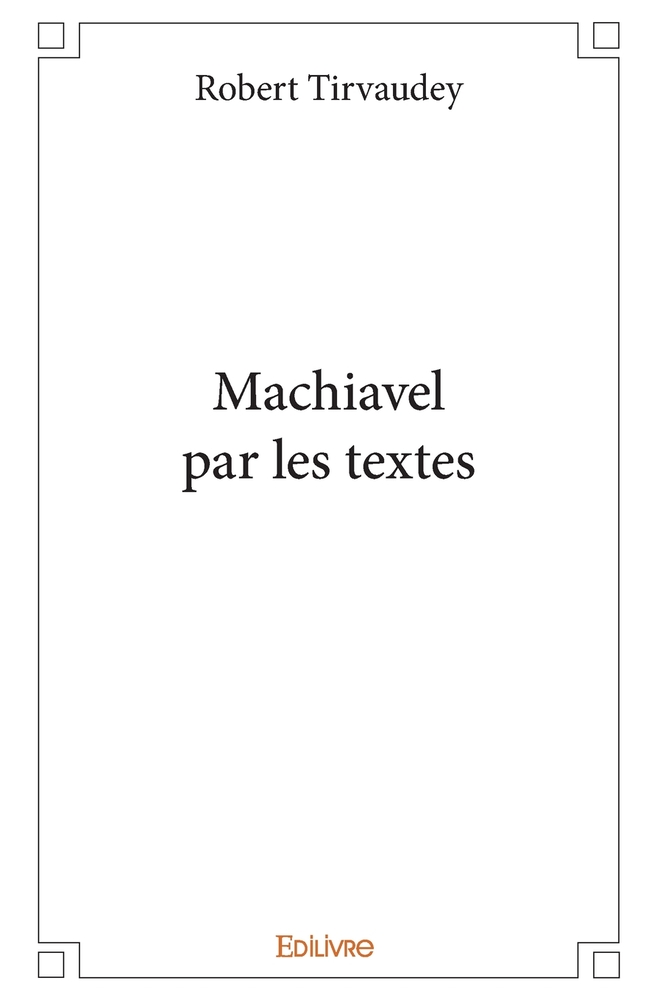 Machiavel par les textes cover