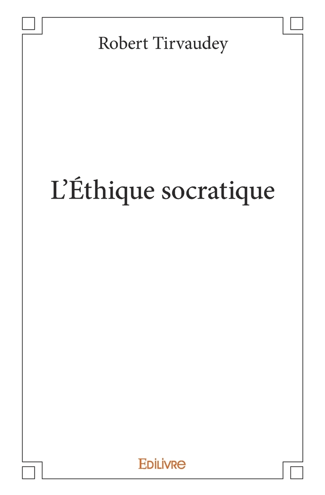 L'Éthique socratique cover