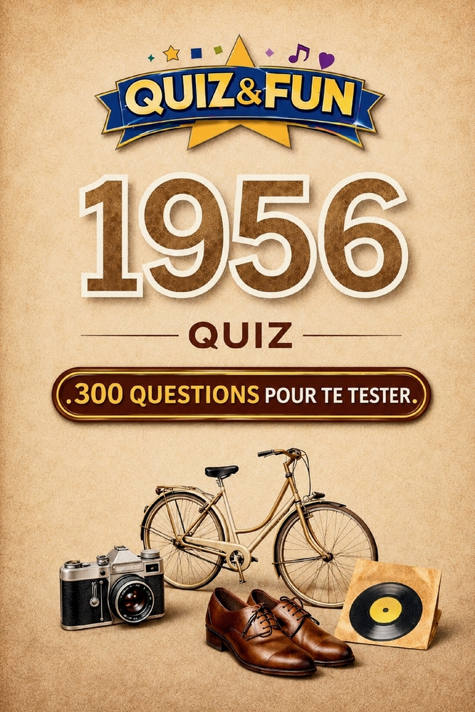 1956 - Quiz- 300 questions pour te tester cover