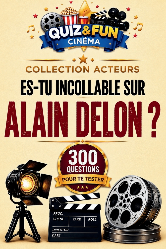 Es-tu incollable sur Alain Delon ? Quiz cover