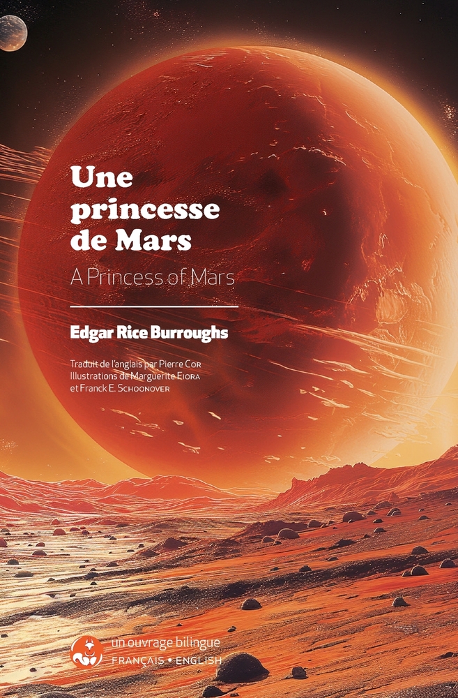 Une princesse de Mars (A Princess of Mars): Édition bilingue anglais-français pour public dyslexique cover