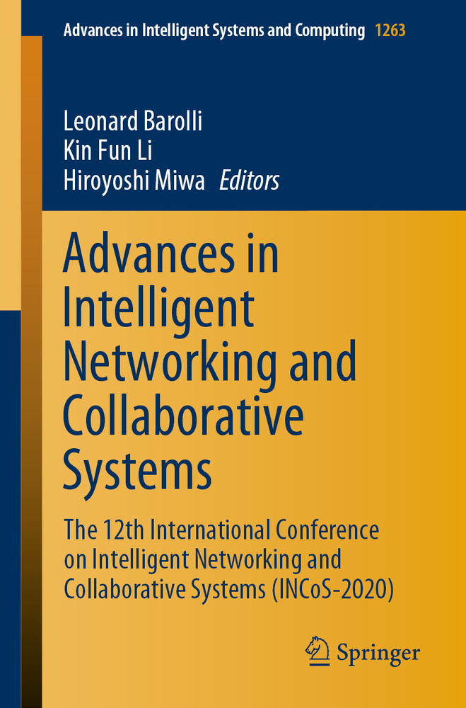 Advances in Intelligent Networking and Collaborative Systems: The 14th International Conference on Intelligent Networking and Collaborative Systems (I cover