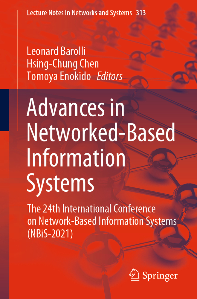Advances in Networked-Based Information Systems: The 29th International Conference on Network-Based Information Systems (Nbis-2026). Volume 1 cover