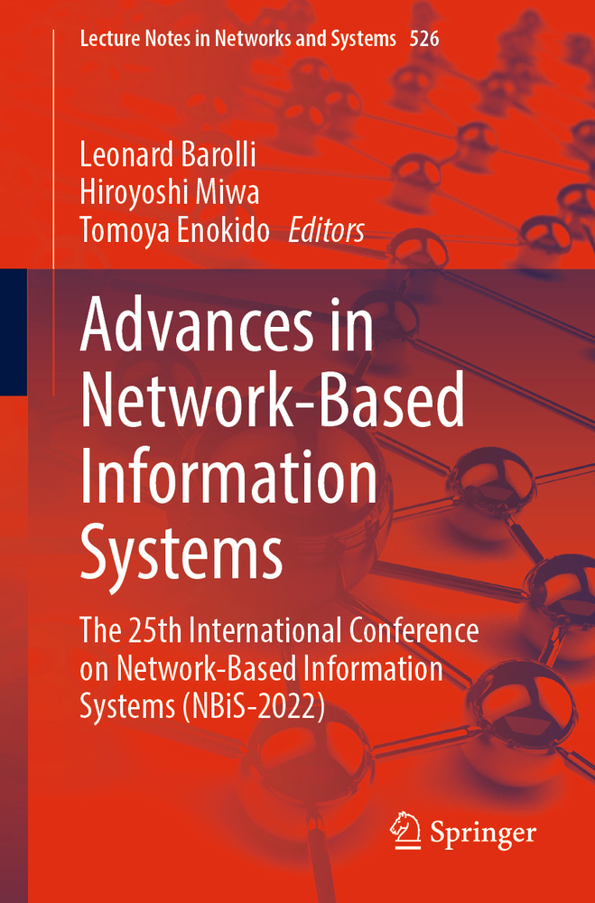 Advances in Network-Based Information Systems: The 25th International Conference on Network-Based Information Systems (Nbis-2022) cover