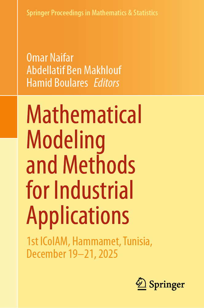 Mathematical Modeling and Methods for Industrial Applications: 1st Icoiam, Hammamet, Tunisia, December 19-21, 2025 cover