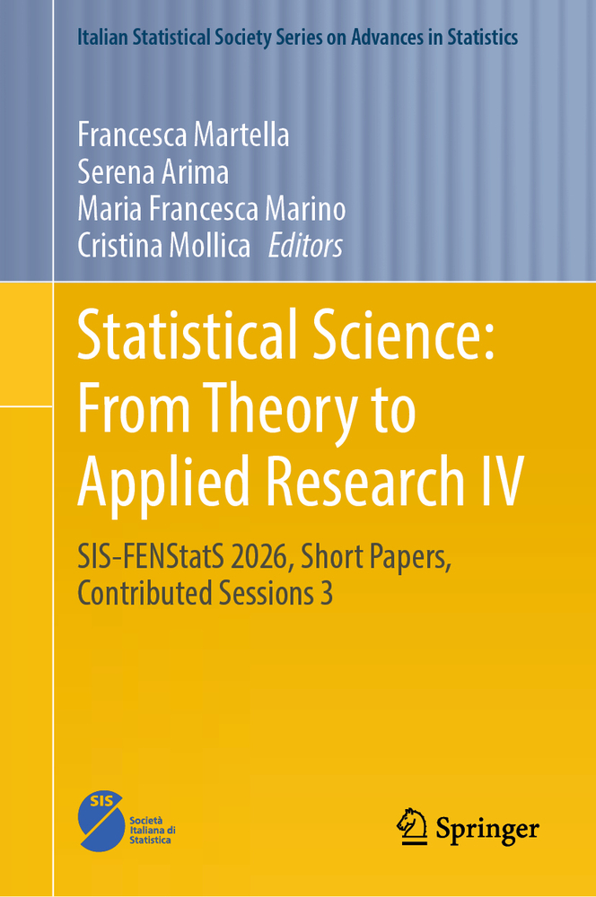 Statistical Science: From Theory to Applied Research III: Sis-Fenstats 2026, Short Papers, Contributed Sessions 2 cover