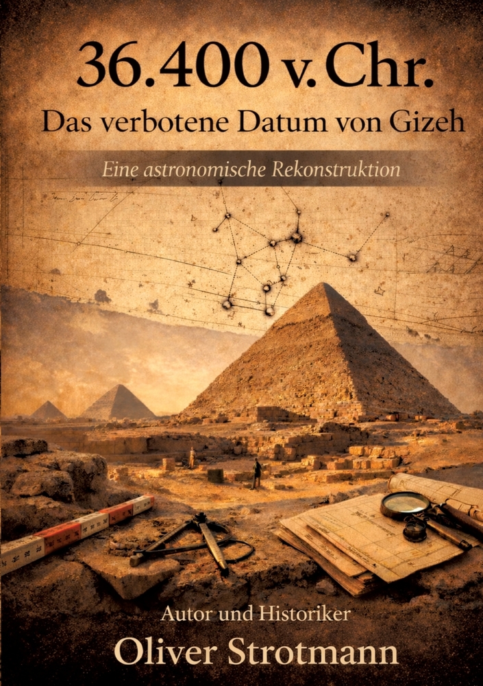36.400 v. Chr. Das verbotene Datum von Gizeh: Eine astronomische Rekonstruktion cover