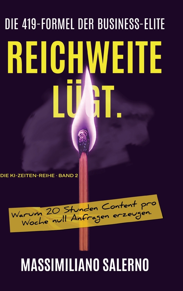 Reichweite Lügt: Warum 20 Stunden Content pro Woche null Anfragen erzeugen. cover