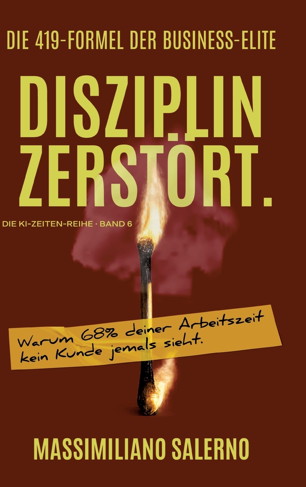 Disziplin Zerstört: Warum 68 Prozent deiner Arbeitszeit kein Kunde jemals sieht. cover