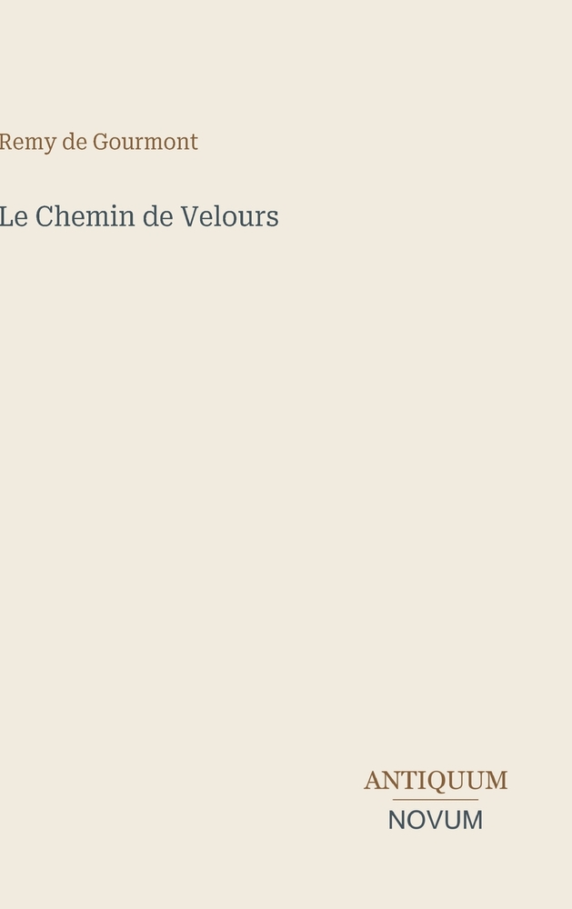 Le Chemin de Velours cover