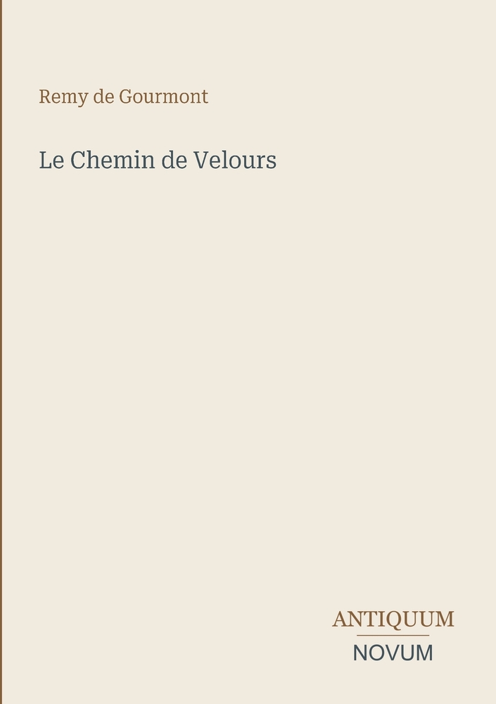 Le Chemin de Velours cover