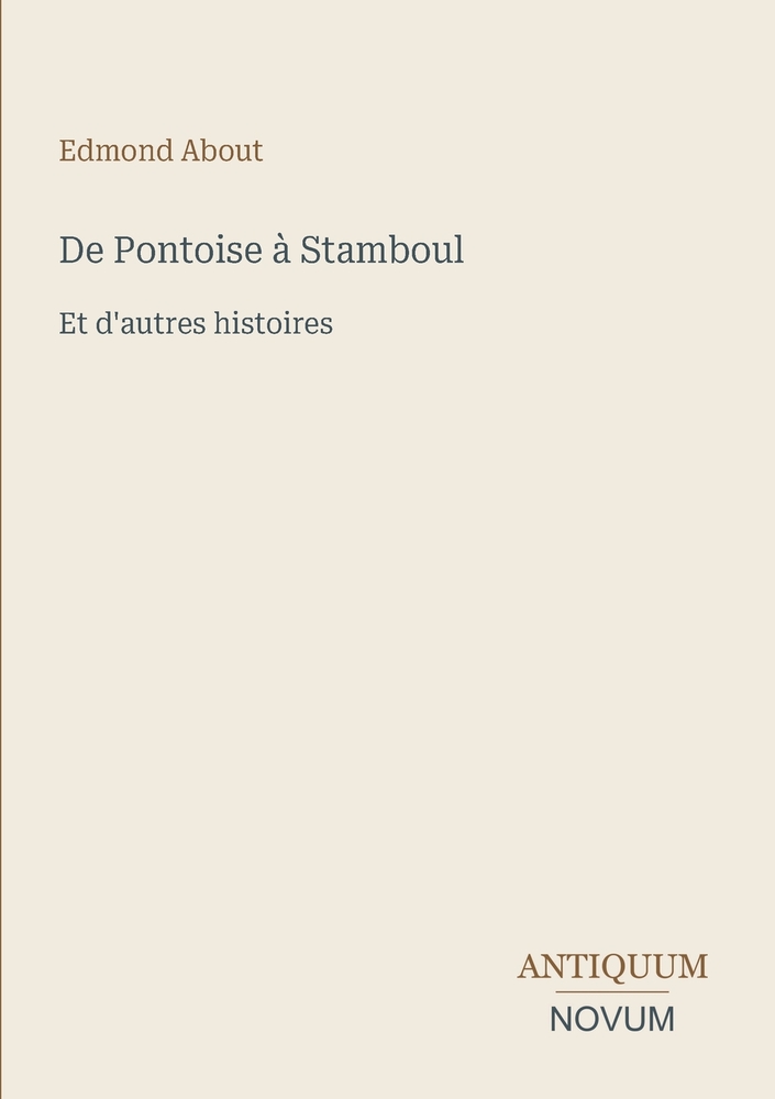 De Pontoise à Stamboul: Et d'autres histoires cover