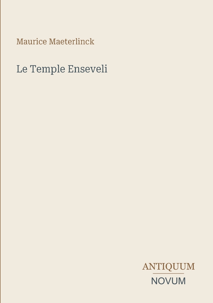 Le Temple Enseveli: en gros caractères cover
