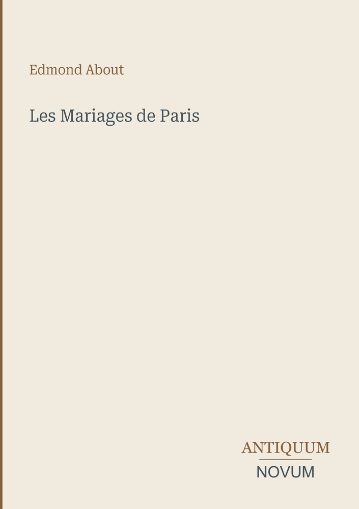 Les Mariages de Paris cover