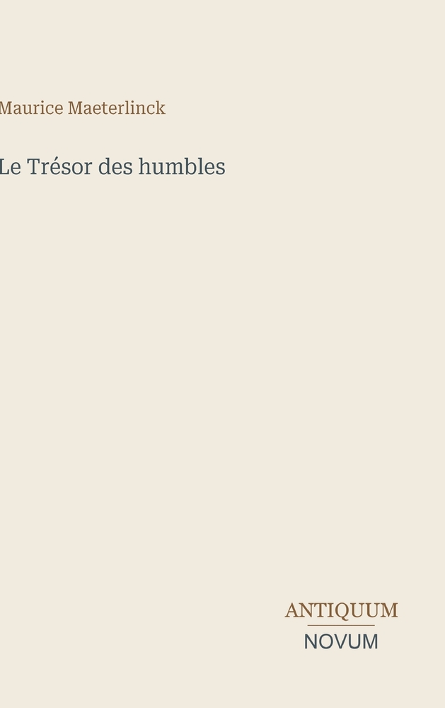 Le Trésor des humbles cover