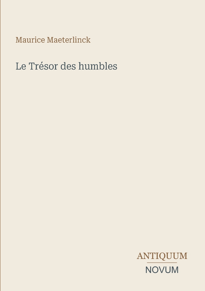 Le Trésor des humbles cover
