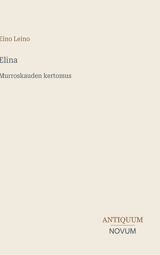 Elina: Murroskauden kertomus cover