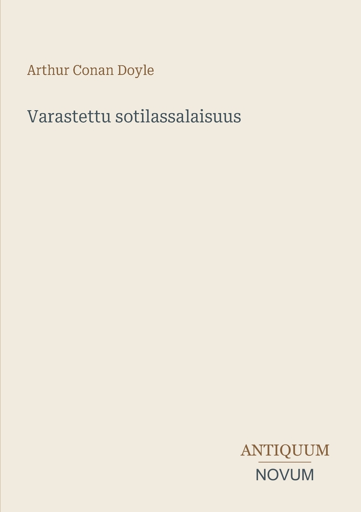 Varastettu sotilassalaisuus cover