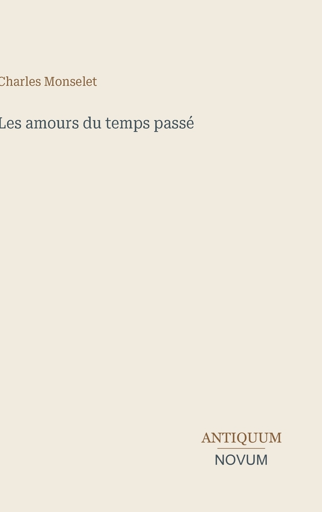Les amours du temps passé cover