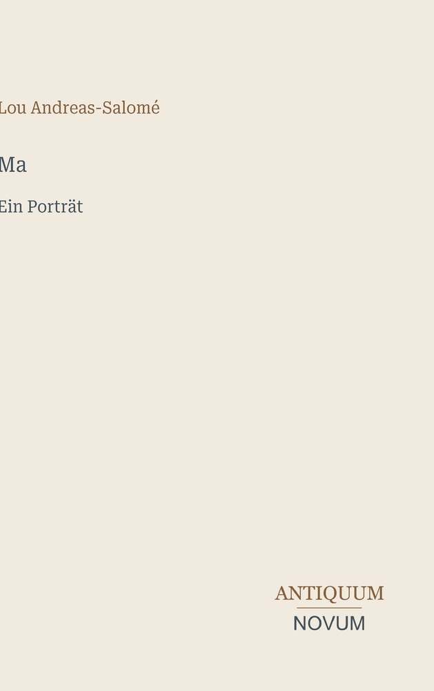 Ma: Ein Porträt cover