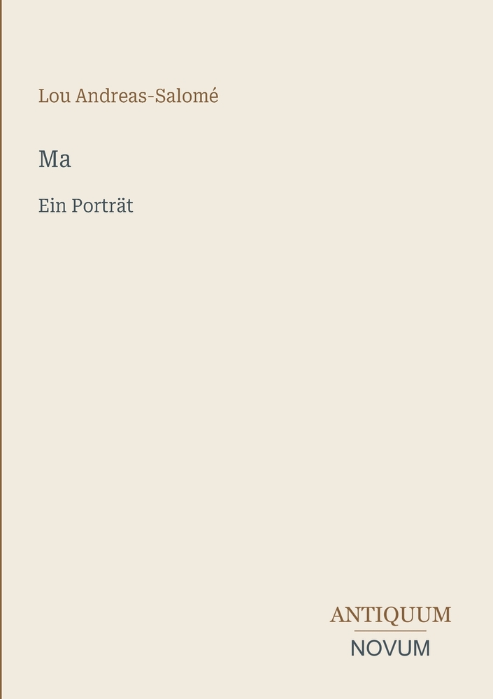 Ma: Ein Porträt cover