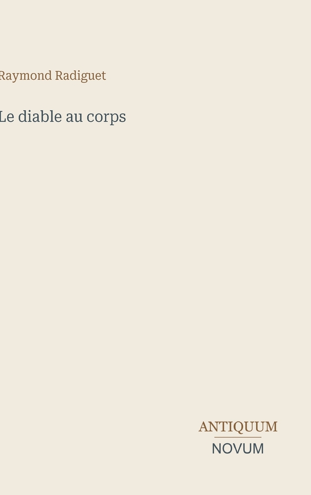 Le Diable au Corps cover
