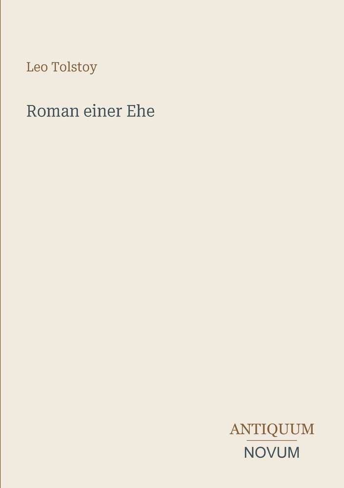 Roman einer Ehe cover