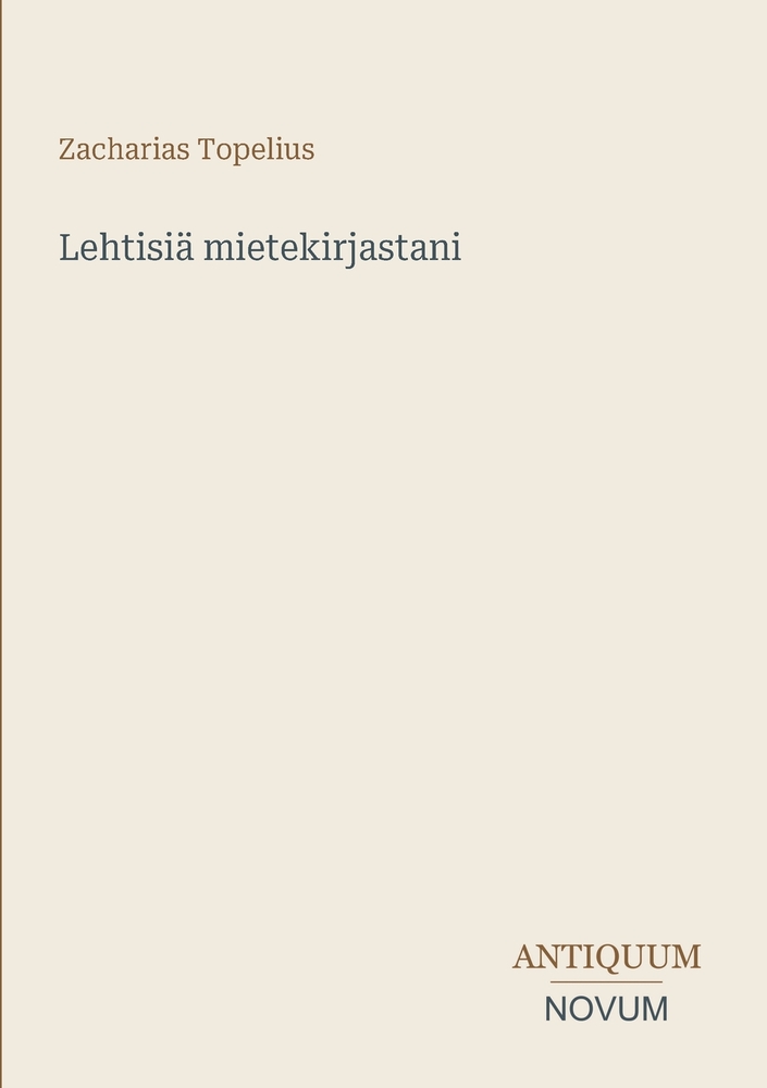Lehtisiä mietekirjastani cover