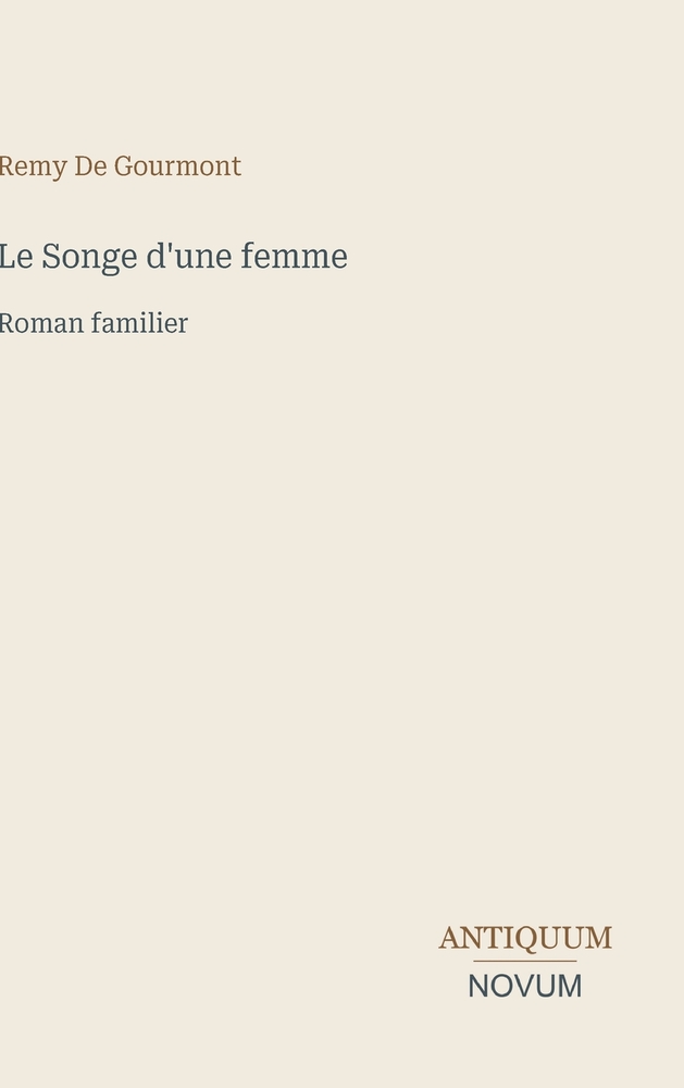 Le Songe d'une femme: Roman familier cover
