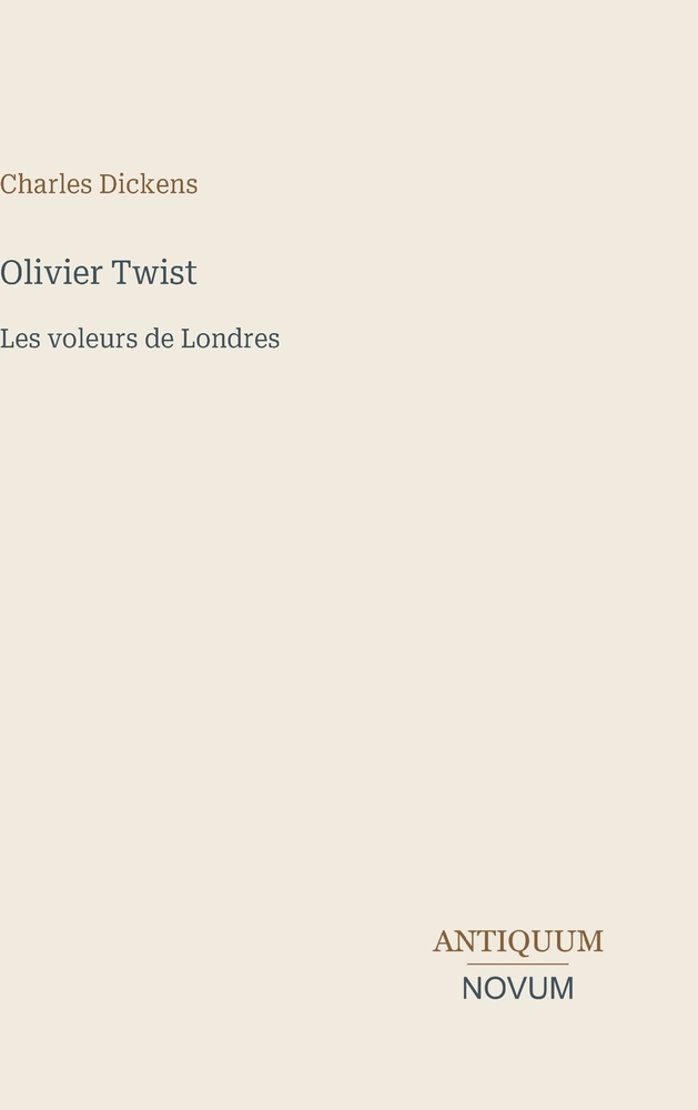 Olivier Twist: Les voleurs de Londres cover