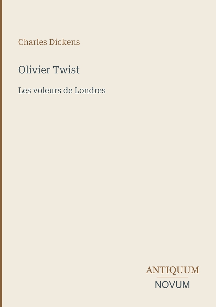 Olivier Twist: Les voleurs de Londres cover
