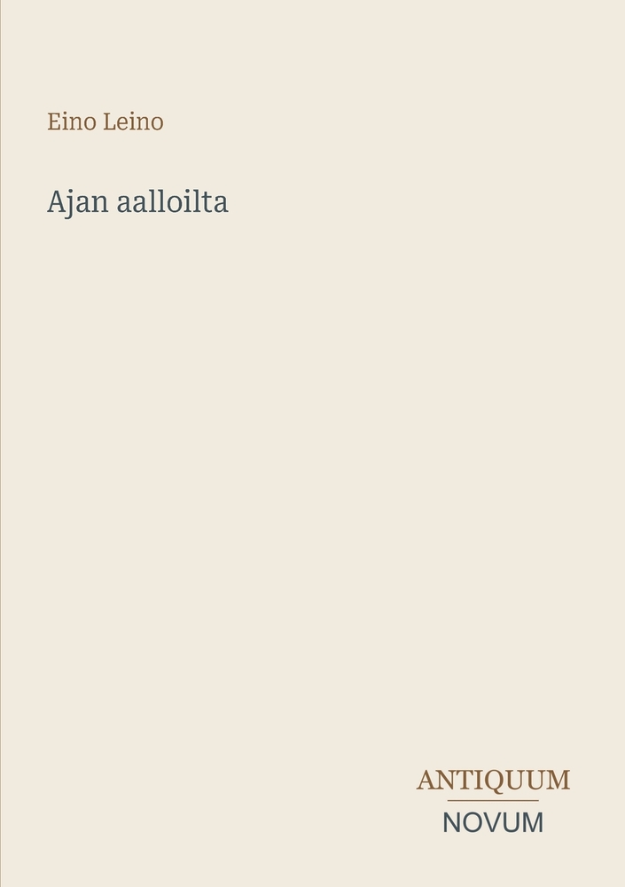 Ajan aalloilta cover
