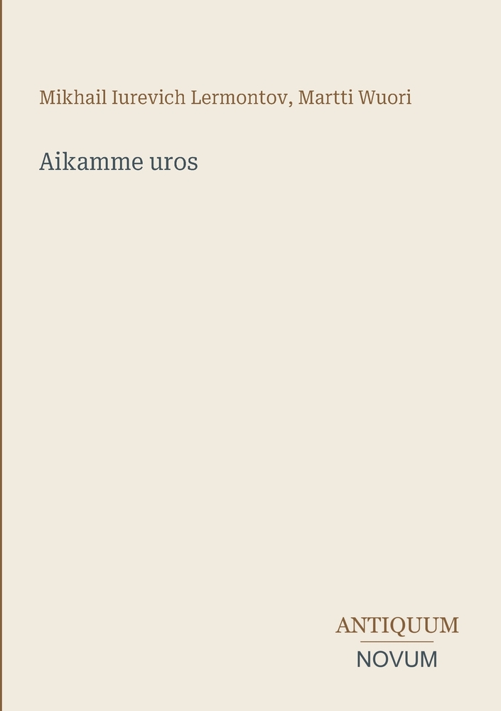 Aikamme uros cover