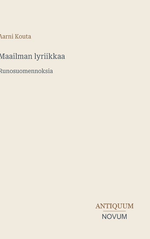 Maailman lyriikkaa: Runosuomennoksia cover