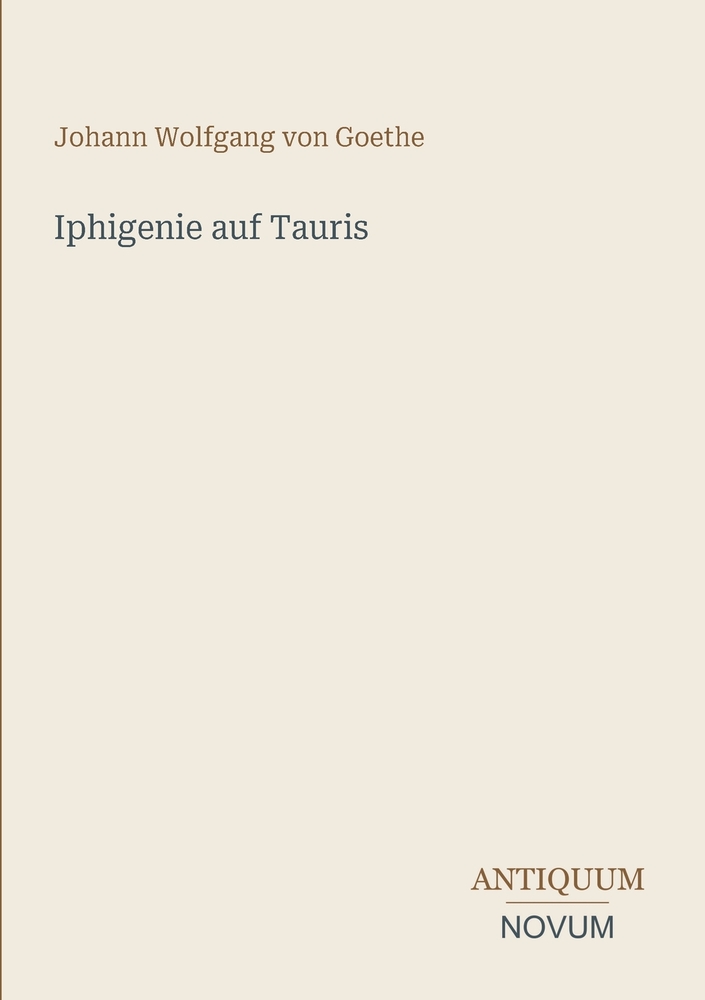 Iphigenie auf Tauris cover