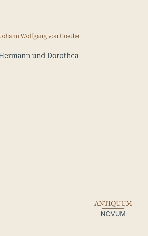 Hermann und Dorothea cover