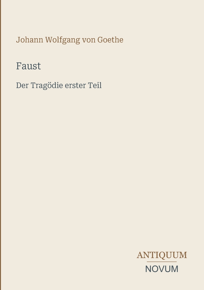 Faust: Der Tragödie zweiter Teil cover