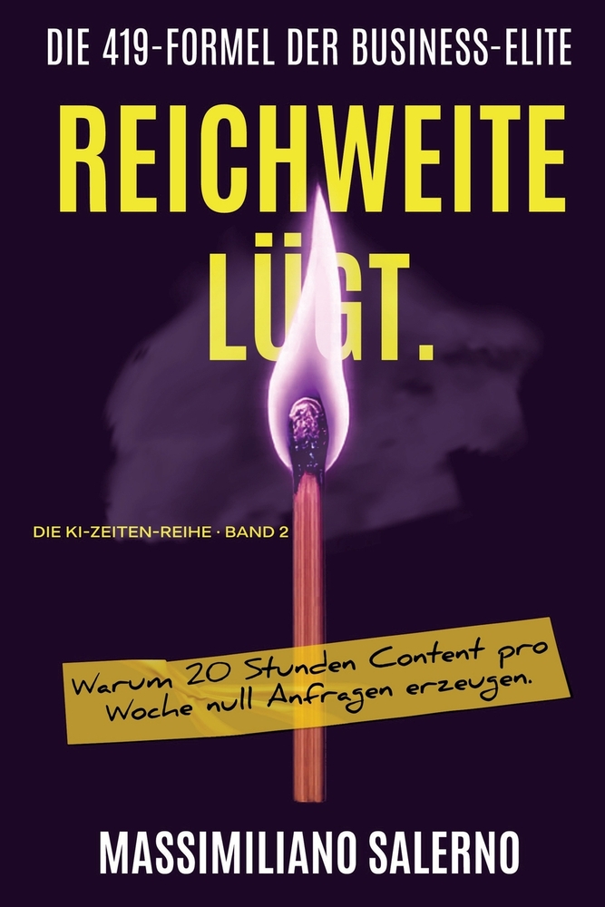 Reichweite Lügt: Warum 20 Stunden Content pro Woche null Anfragen erzeugen. cover