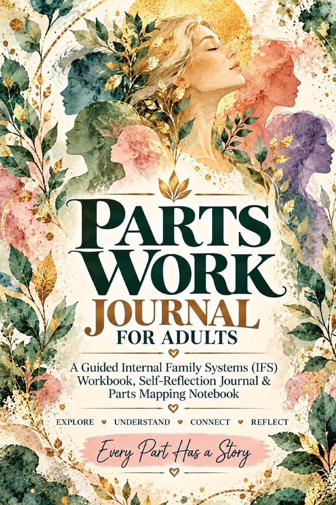 Parts Work Journal for Adults: A Guided Internal Family Systems (IFS) Workbook, Self-Reflection Journal & Parts Mapping Notebook for Inner Child Work, cover