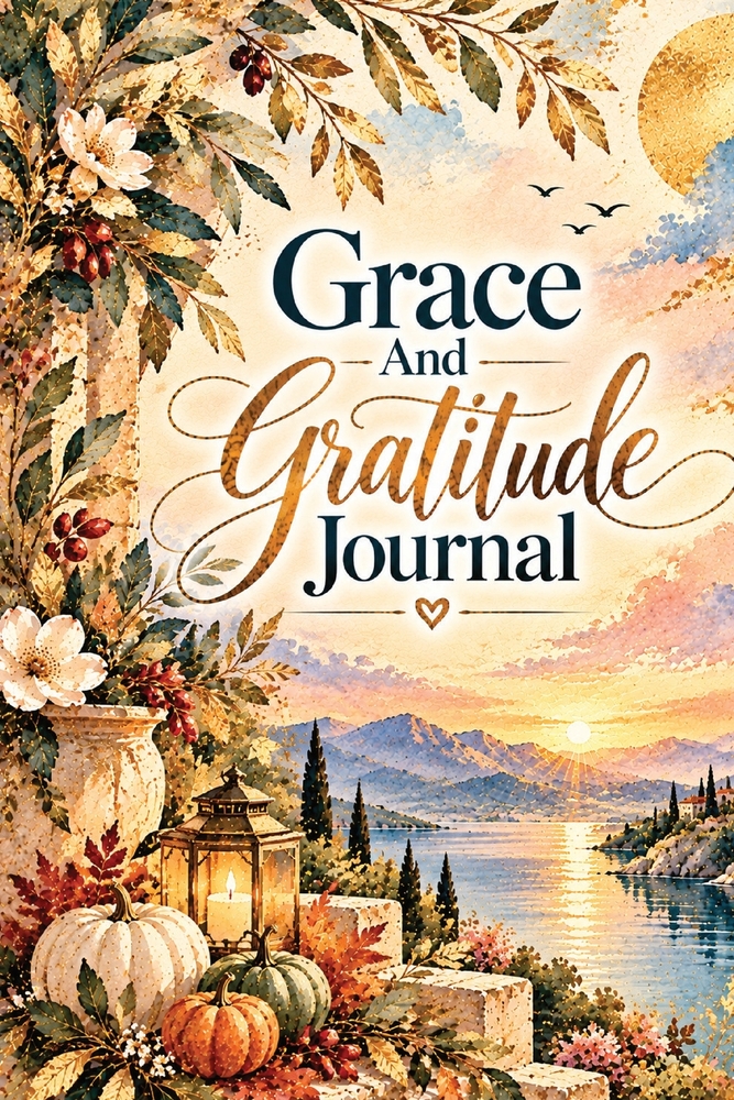 Grace And Gratitude Journal: A Christian Gratitude & Thanksgiving Journal for Counting 1,000 Little Blessings, Discovering Everyday Grace & Finding Jo cover