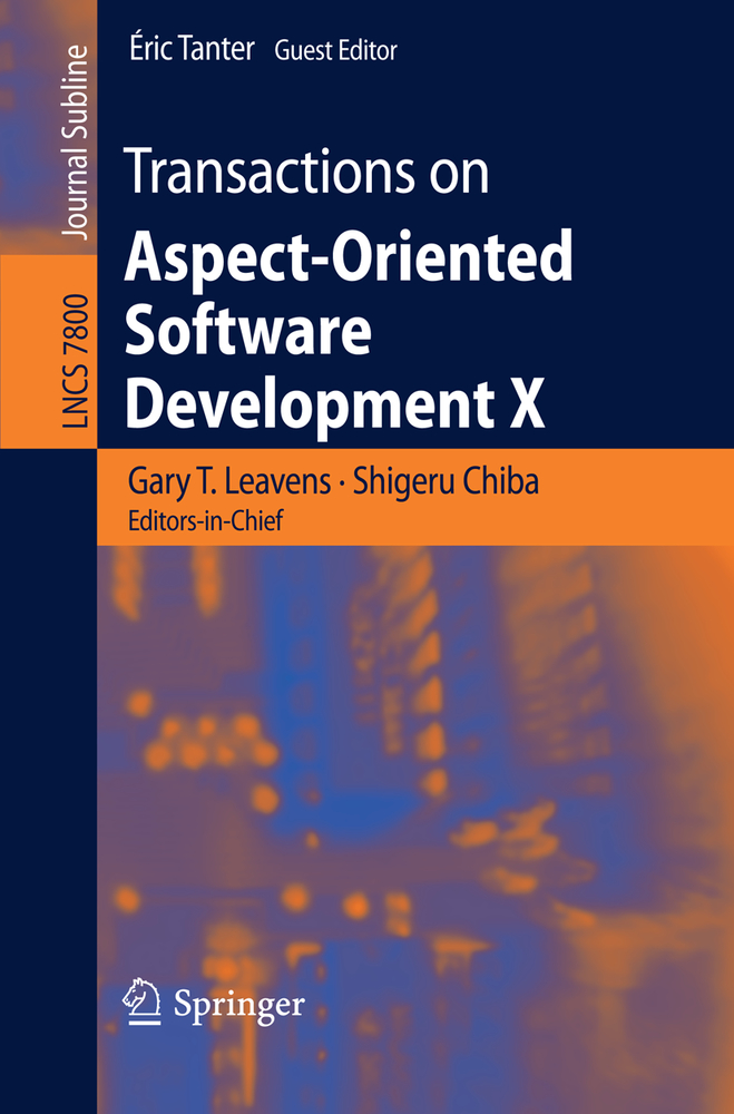 Transactions on Aspect-Oriented Software Development X cover