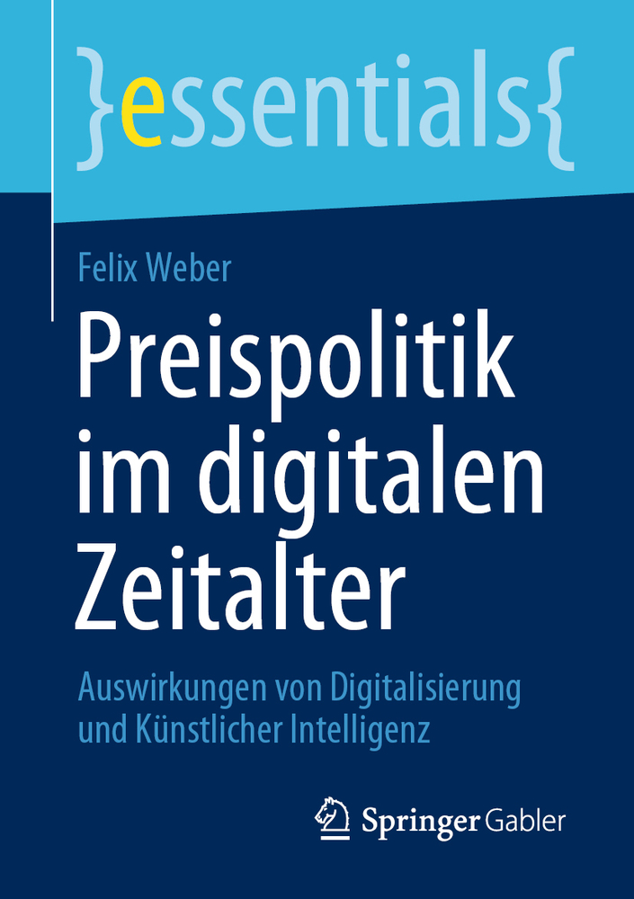 Preispolitik Im Digitalen Zeitalter: Auswirkungen Von Digitalisierung Und Künstlicher Intelligenz cover