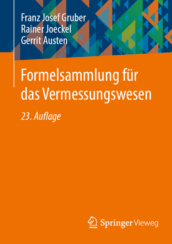 Formelsammlung Für Das Vermessungswesen cover