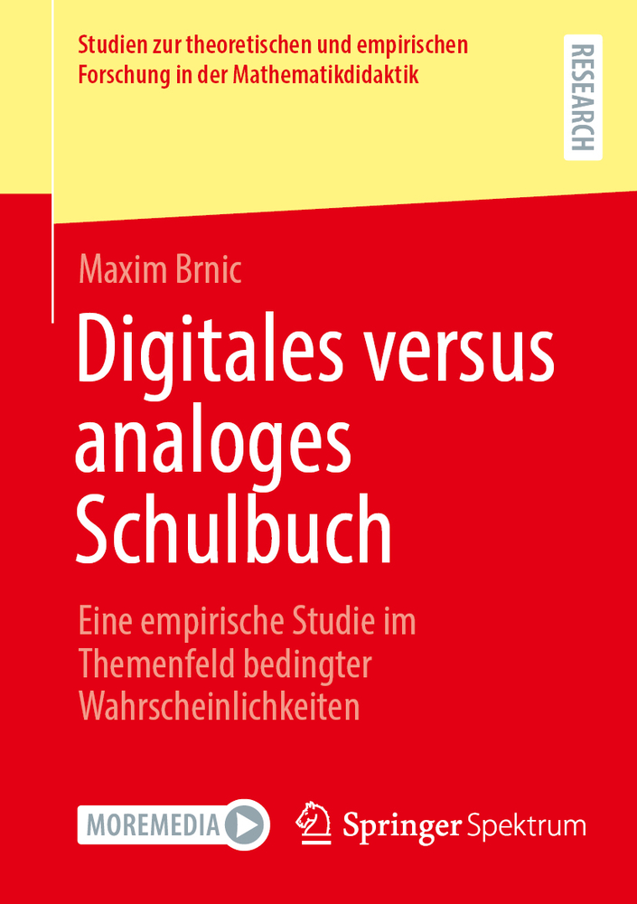 Digitales Versus Analoges Schulbuch: Eine Empirische Studie Im Themenfeld Bedingter Wahrscheinlichkeiten cover