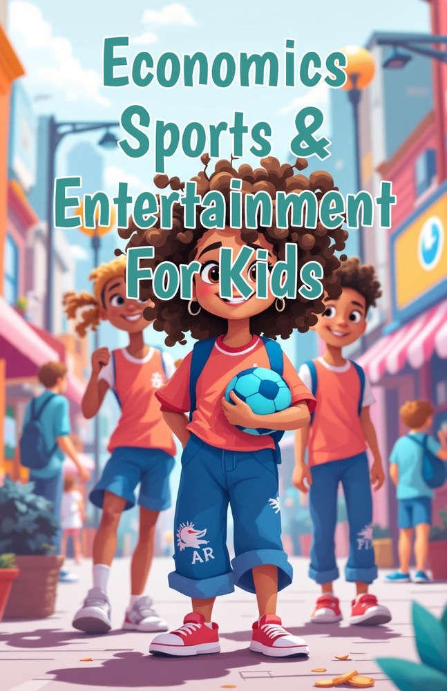 Economics Sports & Entertainment for Kids: How Athletes, Movies, Music and Games Drive the Economy - Supply, Demand, Money and Careers Explained cover