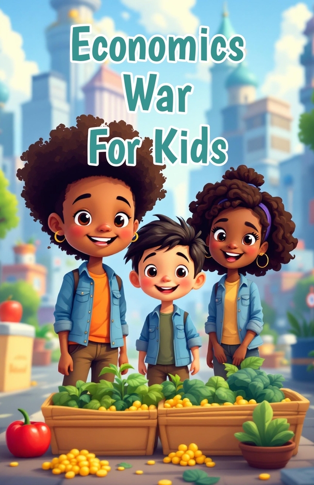 Economics War for Kids: How Money Shapes Conflict History Trade Sanctions and Recovery Explained for Young Readers Ages 8 12 cover